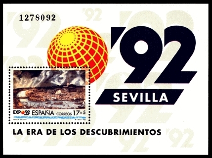 SELLOS3191 H.B. EXPOSICION DE SEVILLA 92 NO INCLUIDA